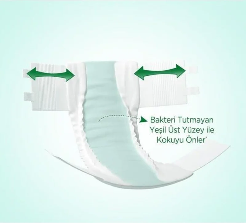 إيفوني Premium Waistband Extra Large Xl Patient Diapers 60 Pieces