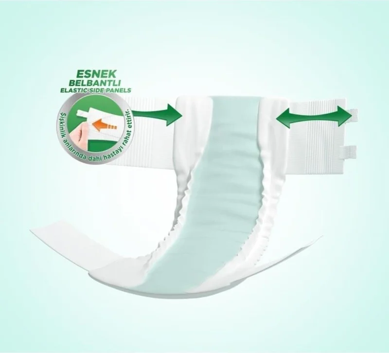 إيفوني Premium Waistband Extra Large Xl Patient Diapers 60 Pieces