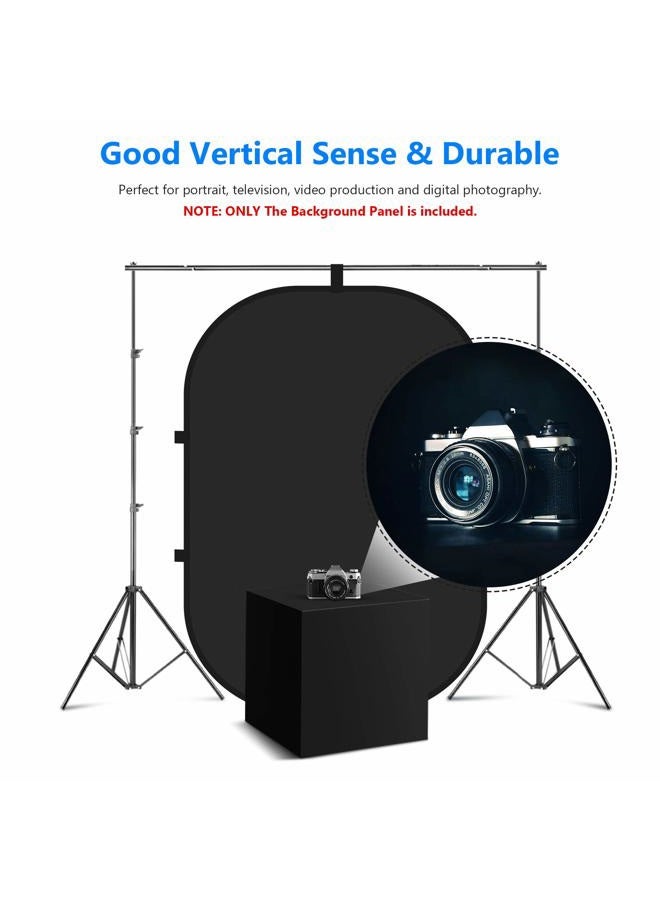 Neewer Chromakey Backdrops, Double Sided Black Screen and White Screen, 2 in 1 Collapsible and Reversible Background for Photography, Gaming and Live Streaming, 5'×6.6'/1.5m×2m (Black/White) - Image 5