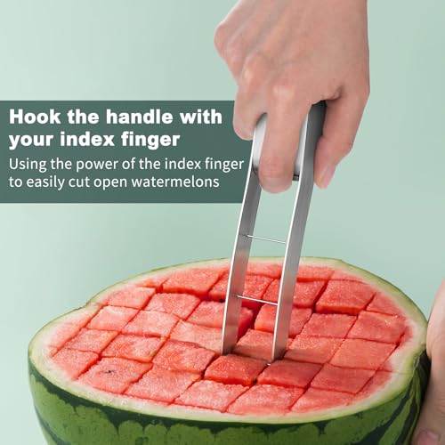 shofilt Wtermelon Cutter Slicer Cut Watermelon Into Cubes Knife Melon Baller for Kitchen Gadgets Useful Cool Tool - Image 3