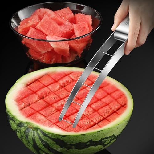shofilt Wtermelon Cutter Slicer Cut Watermelon Into Cubes Knife Melon Baller for Kitchen Gadgets Useful Cool Tool - Image 2
