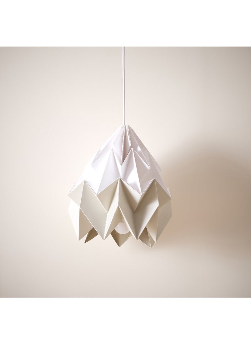 Home Box Tasha Paper Pendant Lamp with Metal Canopy and Paper Shade 30 x 150 x 30 cm  - Image 1