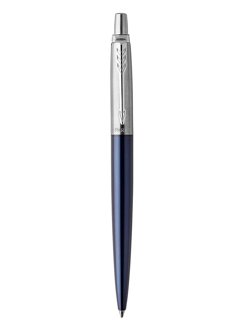 PARKER 1-Piece Jotter Ballpoint Pen Blue Ink Medium Tip Royal Blue Barrel - Image 3
