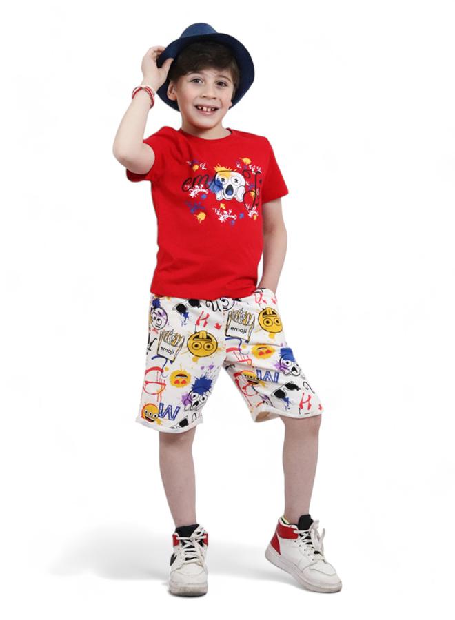 تشويس ملابس نوم قطنية فاخرة للأولاد (8 سنوات) - مجموعة صيف 2024 - ملمس ناعم وألوان مفعمة بالحيوية لمظهر أنيق ومريح, الان لدى 🌈 تشويس - Image 1