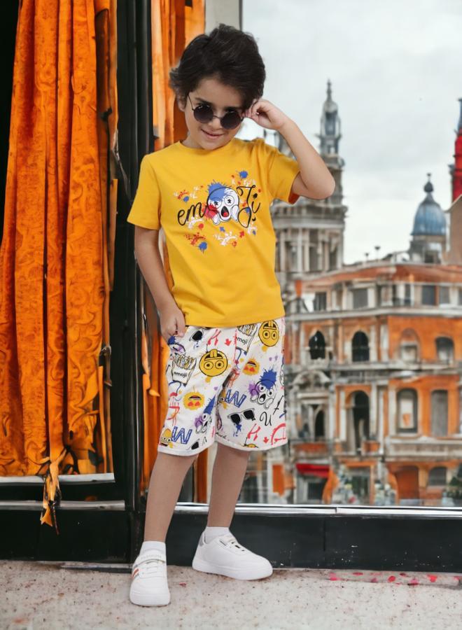 تشويس ملابس نوم قطنية فاخرة للأولاد (8 سنوات) - مجموعة صيف 2024 - ملمس ناعم وألوان مفعمة بالحيوية لمظهر أنيق ومريح, الان لدى 🌈 تشويس - Image 4