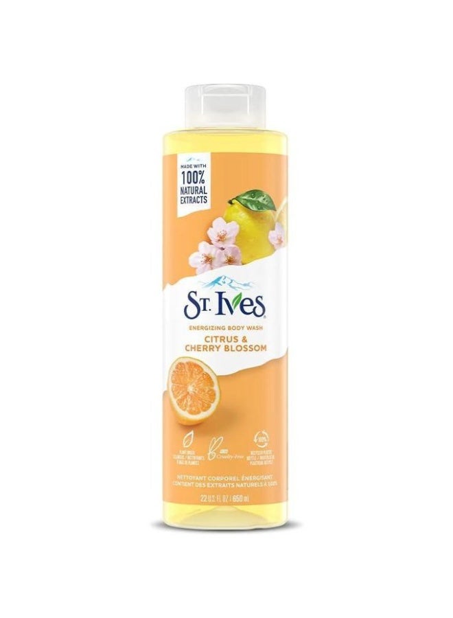 ST. Ives Body Wash Citrus & Cherry Blossom 650 Ml