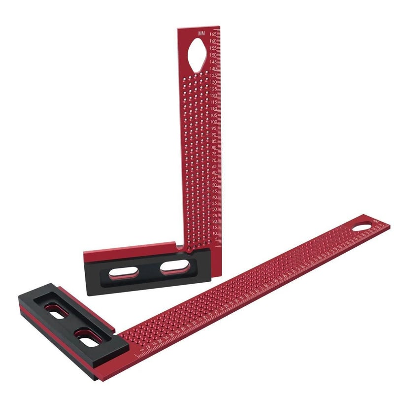 T Shaped Square Ruler 200MM Multi Angle Marking Precision Angle Measuring Instrument Tool For Woodworking And Construction - Image 1