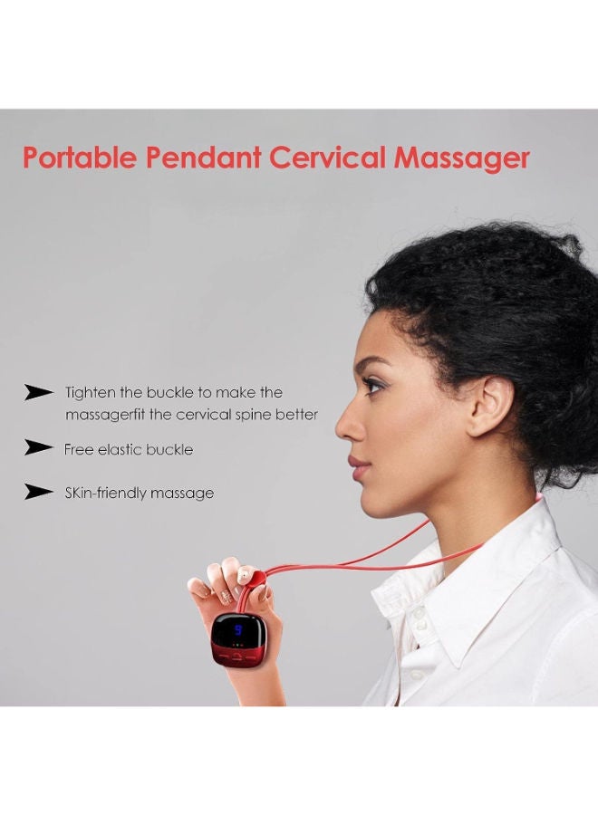 Red Neck Massager With Heat - Image 3