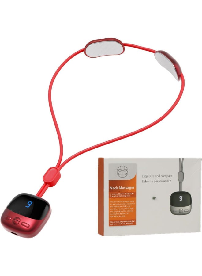 Red Neck Massager With Heat - Image 4