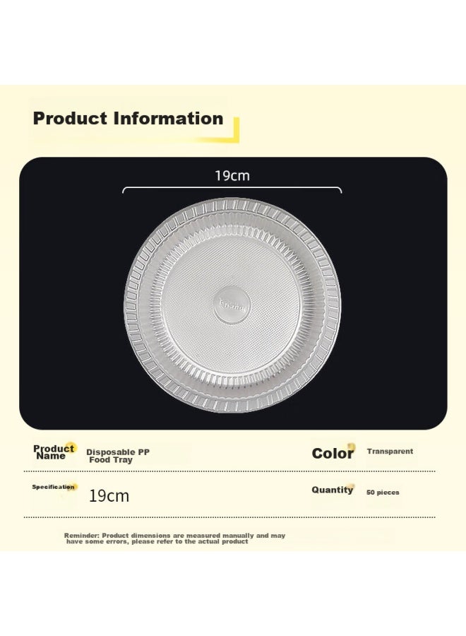 Temeiju Disposable Plates, Thick Plastic Plates, Dishes For Fruits, Fast Food, Meals, Home Use, Banquets, Barbecue, Picnic Utensils - Image 3