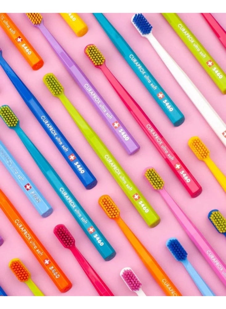 Curaprox 5460 Set of 3 Toothbrushes Ultra Soft-Multicolor - Image 5