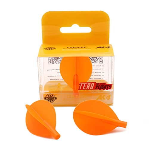 CUESOUL Orange TERO AK4 Dart Flight-Teardrop Shape - Image 1