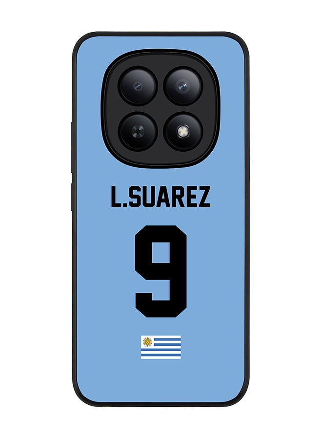 For Xiaomi Redmi Note 15 5G / Poco M8 Case,Slim fit Camera Protection, Shockproof Thin Phone cover  - Football - Uruguay ,  L.Suarez