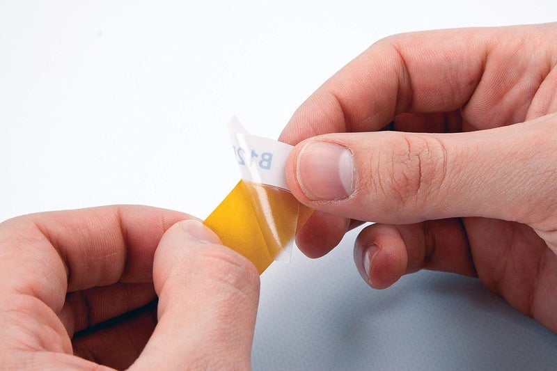 Brady Self-Protected Roll-Up Label for Wires and Cables, 38.10mm x 4.30m, Black on White/Transparent - Image 2