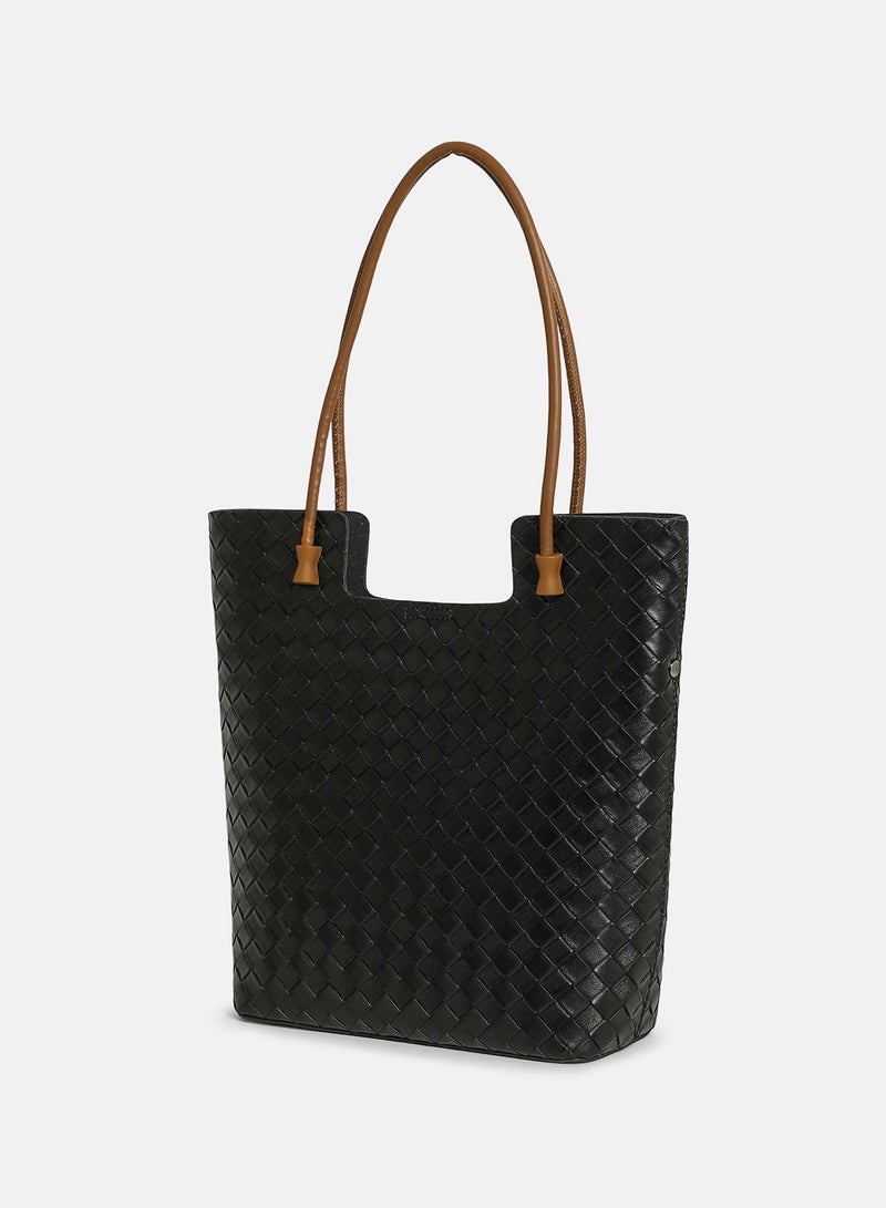 Haute Sauce Solid Zip Lock Regular Vegan Leather Hand Bag For Women  - Image 5