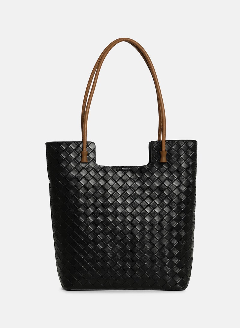 Haute Sauce Solid Zip Lock Regular Vegan Leather Hand Bag For Women  - Image 4