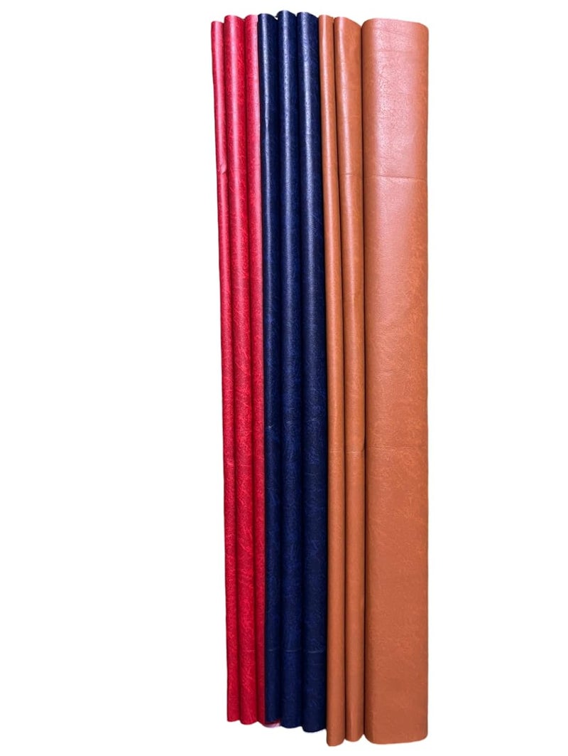Vi3 Rexine Sheet Artificial Leathersheet for Crafts Sofas Chairs Auto Seat CoversTables Covering Furnishing etc 140 cms Width RED 1 Meter - Image 5