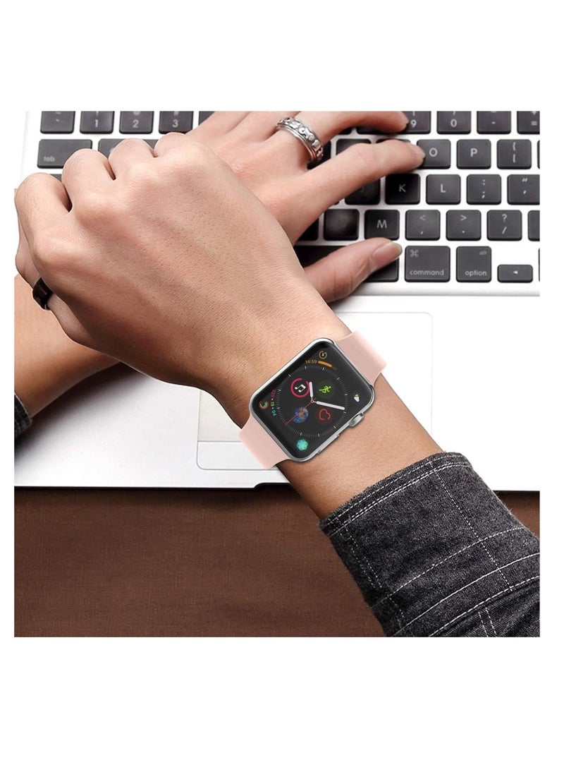 Silicone Band for Apple Watch Series 2/3/4/5/6/7SE 42mm 44mm 45mm 49mm/ - Image 2