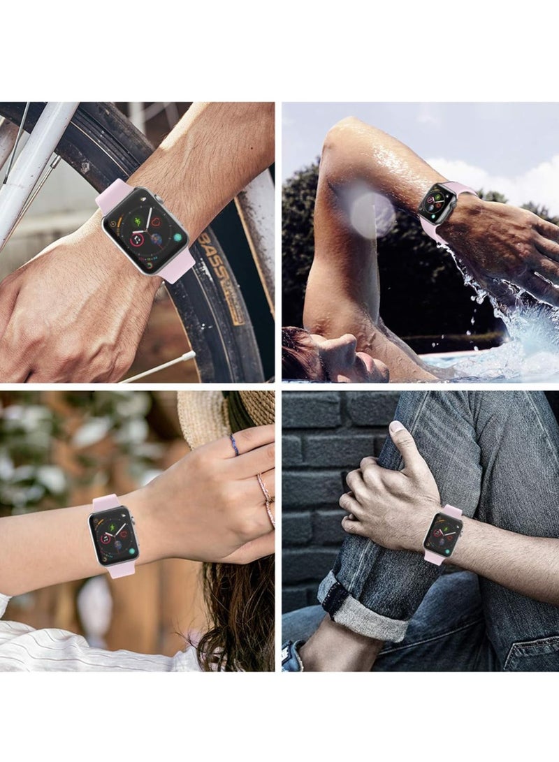 Silicone Band for Apple Watch Series 2/3/4/5/6/7SE 42mm 44mm 45mm 49mm/ - Image 3