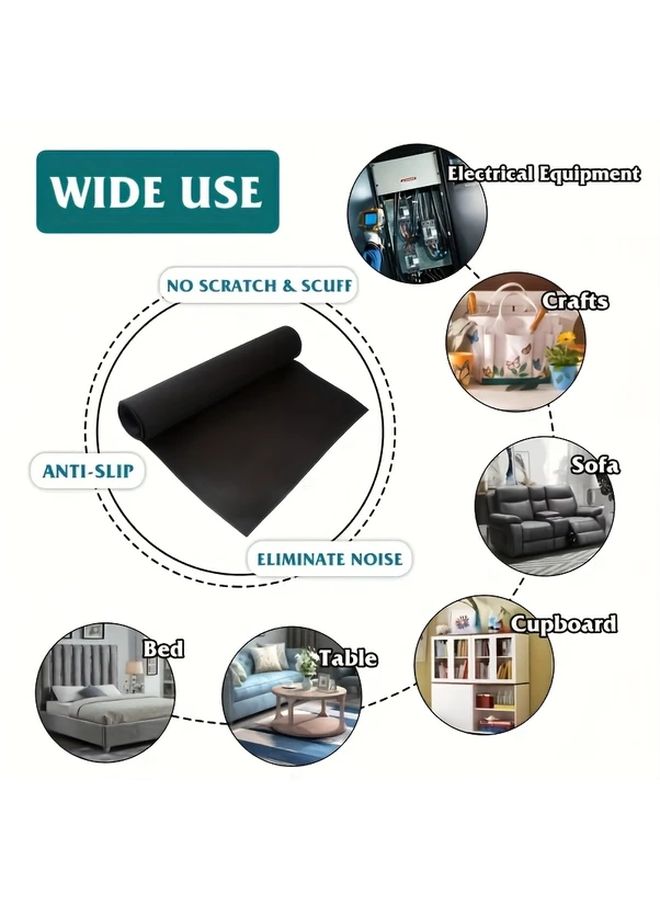 Black Flame Retardant Needle Punched Non Woven Fabric For RV Car Interior - Image 5