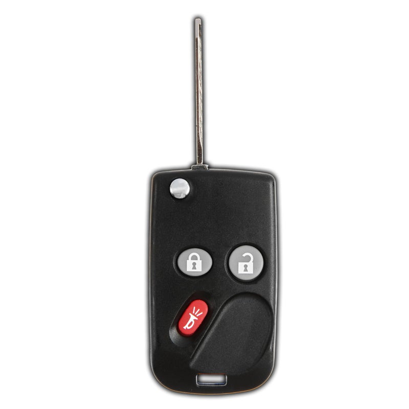 مفتاح دخول بدون مفتاح من KeylessOption بديل لجهاز التحكم عن بعد لسيارة مع مفتاح تشغيل قابل للطي لـ LHJ011