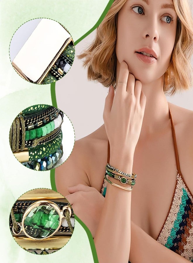 Flavizo Bohemian Bracelet for Women with Magnetic Clasp Adjustable Fit | Lightweight & Comfortable | Fashion Jewelry Accessories - Image 4