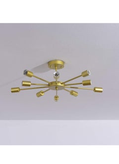 GEADI Modern Sputnik Chandelier Gold Mid Century Island Pendant Light Fixture 10 Light Ceiling Chandeliers for Kitchen Dining Room Bedrooms  - Image 3