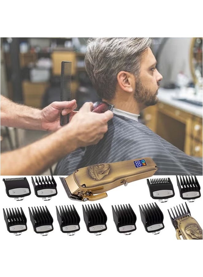 عبوة من 10 واقيات قص متوافقة مع ماكينة Wahl Clipper بمشبك معدني - من 1/16 بوصة إلى 1 بوصة (1.5-25 مم) - Image 4