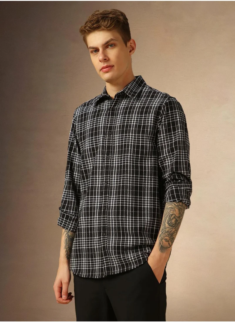 دينيس لينغو Black Shirt For Men For Men