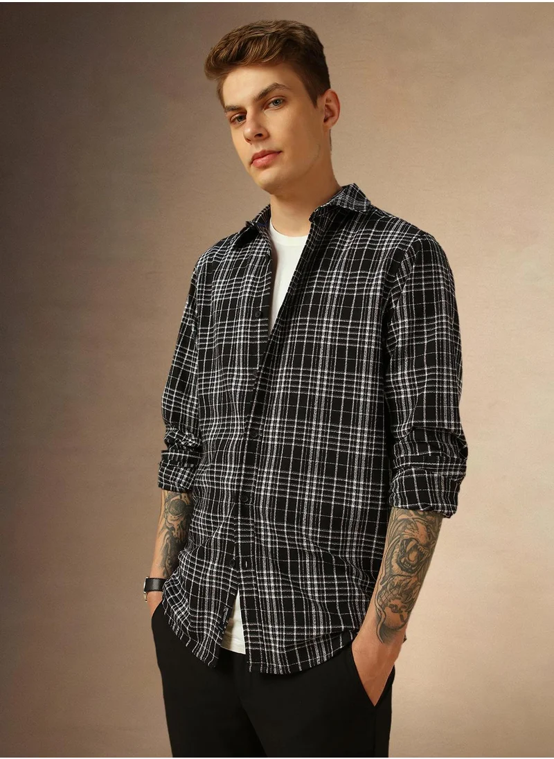 دينيس لينغو Black Shirt For Men For Men