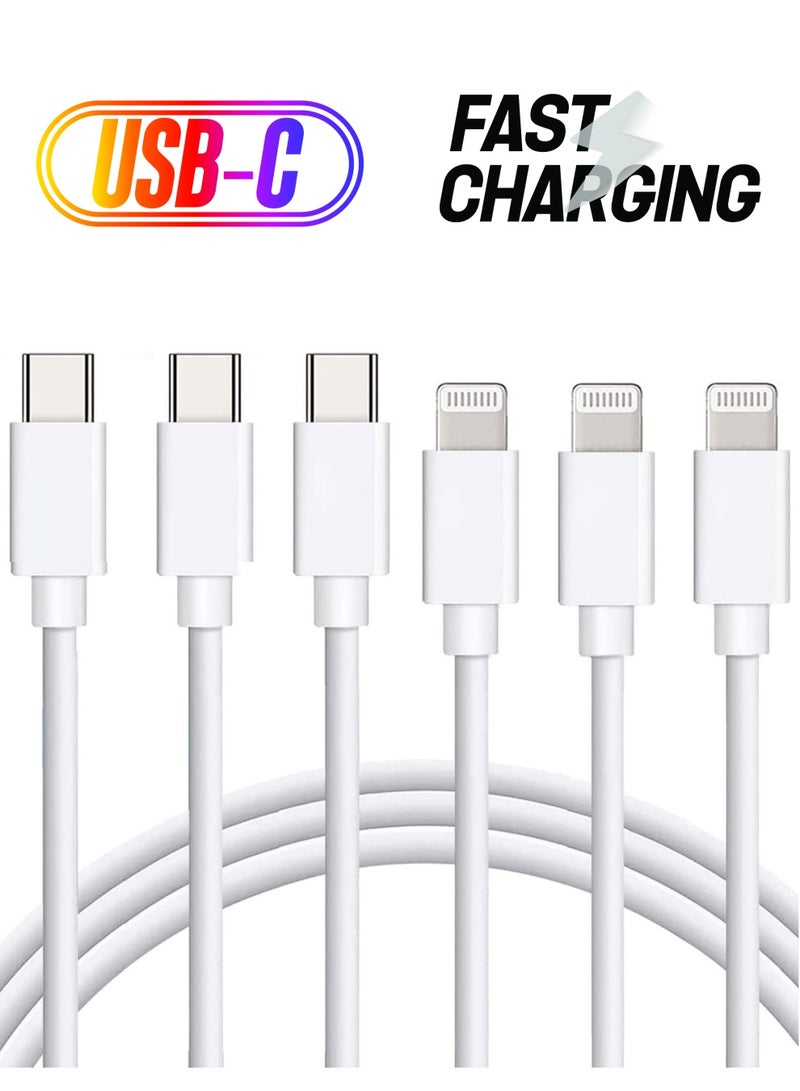 Apple MFi Certified iPhone Charger 5Pack 3ft Lightning Cable Nylon Braided iPhone Charging Cord for iPhone 12 11 Pro Max XS XR X 8 7 6S 6 Plus SE 5S 5C 5 iPad (Blackwhite)