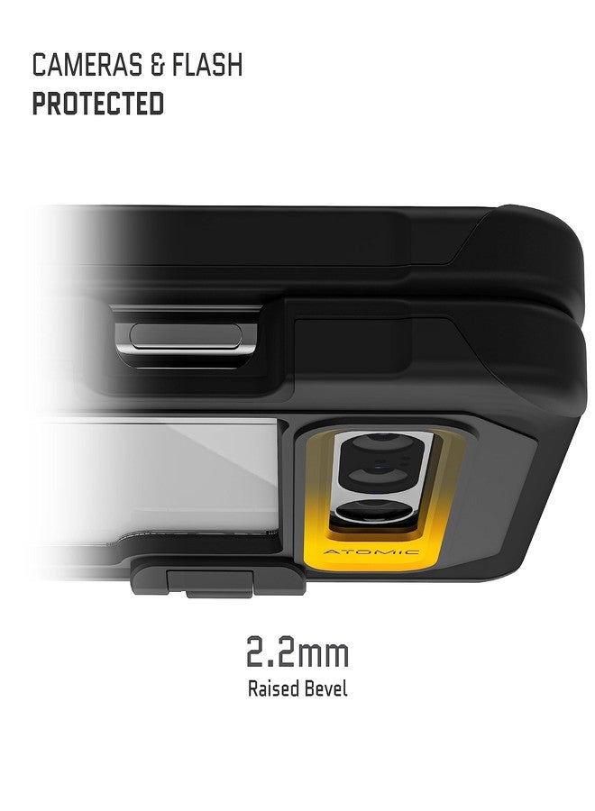 جوستك جراب Ghostek ATOMIC النحيف لهاتف Google Pixel Fold، شفاف مع مصد معدني من الألومنيوم، يوفر حماية كاملة للمفصل، غطاء هاتف متين للغاية ومقاوم للصدمات، مصمم لهاتف Google Pixel Fold 2023 (7.6 بوصة) (أسود). - Image 3