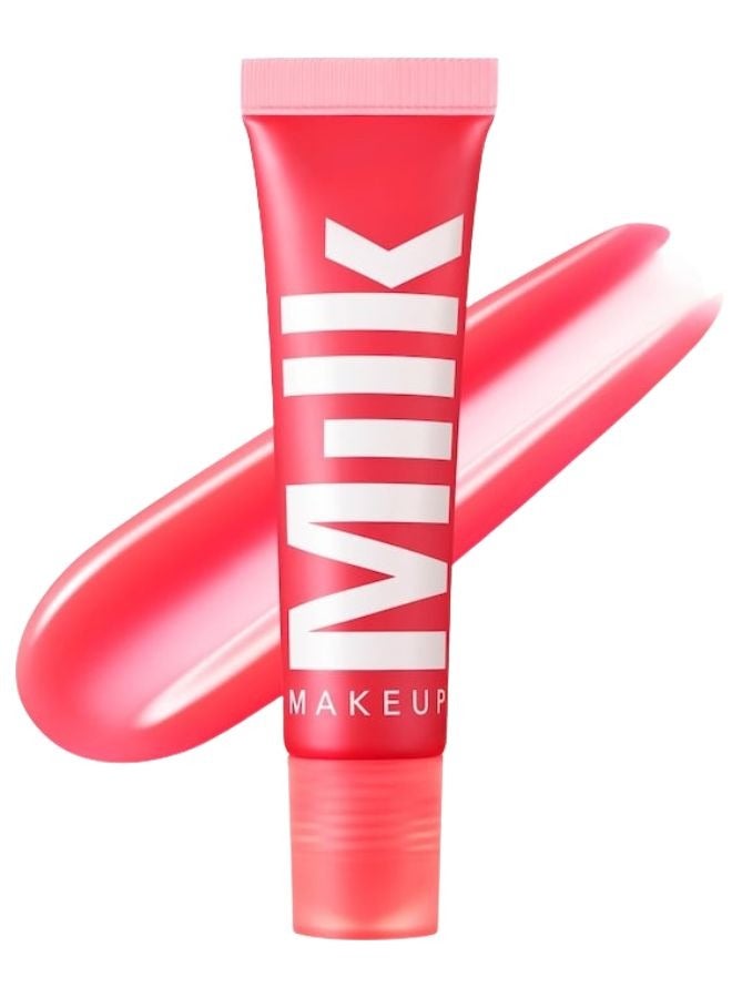 MILK MAKEUP Milk Makeup Balmade Hydrating Tinted Lip Balm Refresher 12ml – Bright Pink Tint with Raspberry Rave Flavor & Electrolytes  - Image 1