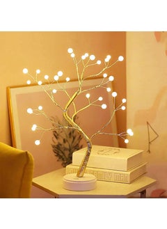 BM Ecom Traders BM Ecom LED Tabletop Bonsai Tree Light Touch Switch DIY Artificial Light Tree Lamp Decoration Festival Holiday BatteryUSB Operated Pearl Node Lamp  - Image 1