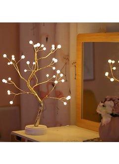 BM Ecom Traders BM Ecom LED Tabletop Bonsai Tree Light Touch Switch DIY Artificial Light Tree Lamp Decoration Festival Holiday BatteryUSB Operated Pearl Node Lamp  - Image 2