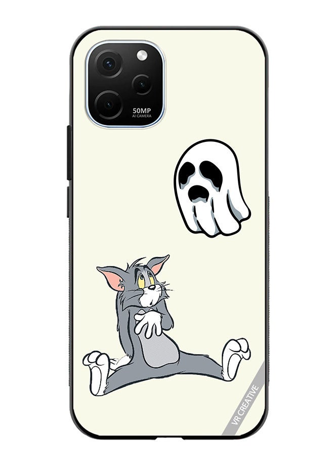 VR CREATIVE Protective Case Cover For Huawei Enjoy 50z Tom Scared Design Multicolour - Image 1