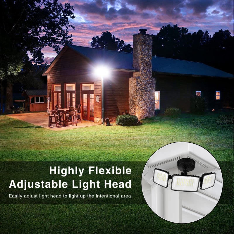 Onforu 130W LED Security Light, 13000LM Outdoor Indoor Flood Light Switch Controlled, IP65 Waterproof LED Exterior Floodlight, 6500K White Wall Mount Security Lighting for Entryway,Garage,Yard,Eave - Image 3