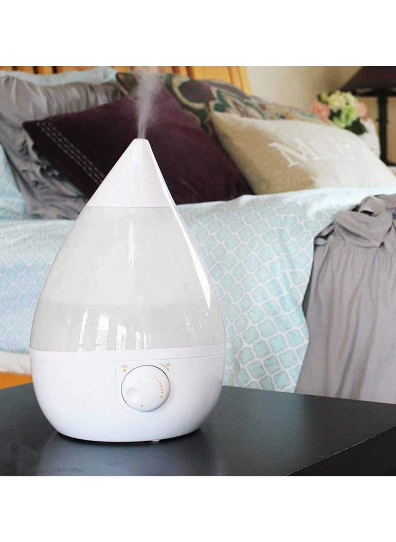 LIMOS - Mist Humidifier Air Cool for Bedroom 3L Ultrasonic Whisper Automatic Up To 11 Hours(White) - Image 1
