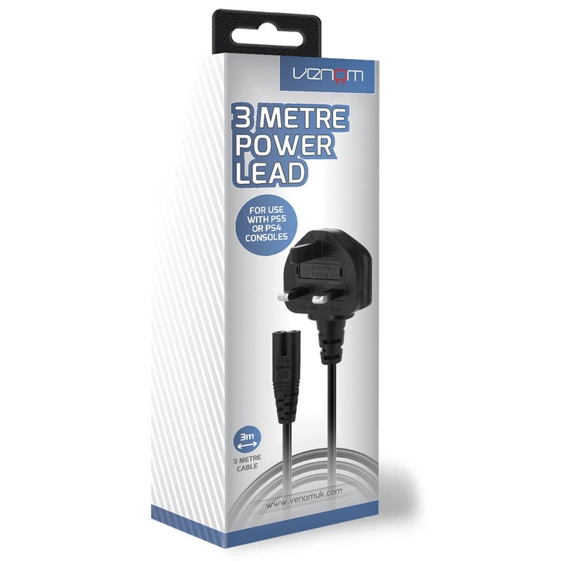 Venom 3 Metre Replacement Power Cable (PS5 / PS4) - Image 1