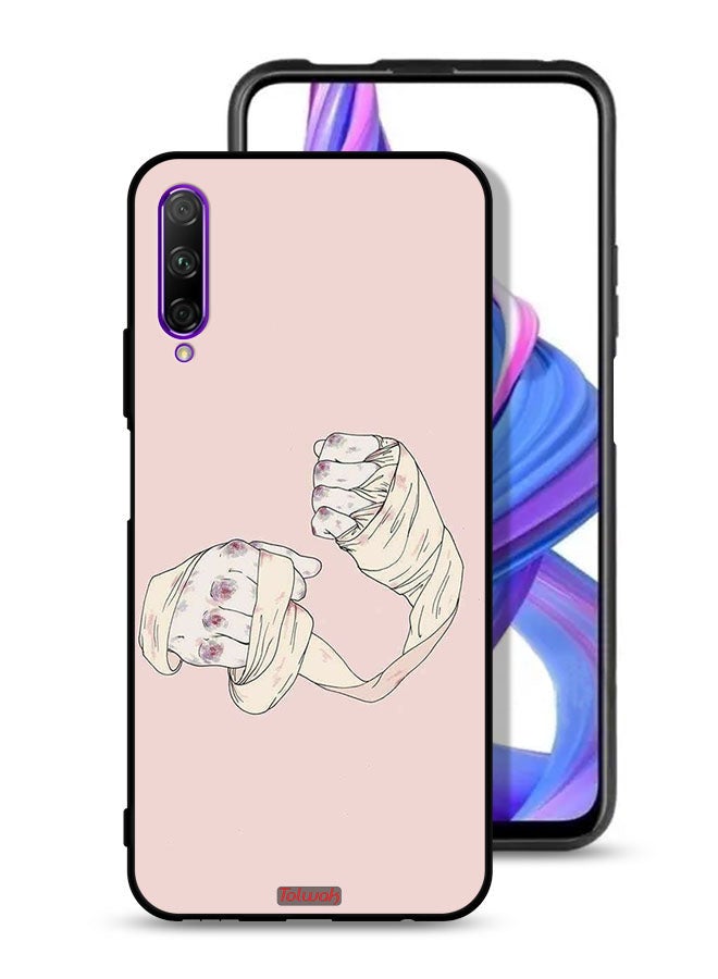 Tolwak Huawei Y9s Protective Case Cover Fighter Art - Image 1
