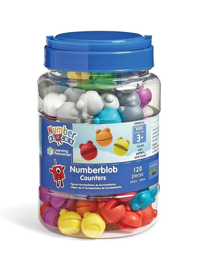 Learning Resources Numberblocks Numberblobs Counting Set - Maths Teaching Resources, Sorting Counters, Ages 3+  - Image 3
