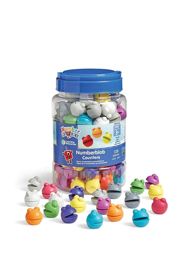 Learning Resources Numberblocks Numberblobs Counting Set - Maths Teaching Resources, Sorting Counters, Ages 3+ - Image 1