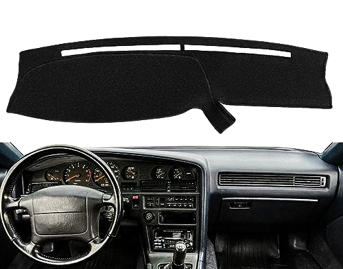 Dash Cover Mat Custom Fit for Toyota Supra Dashboard Cover Pad Carpet Protector F123 Black