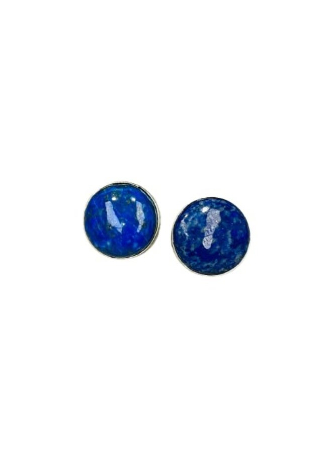 Studd Muffyn | Lapiz Lazuli Earrings for Royal look | Supports self-expression - Image 1