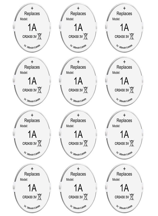 Abeden 3V Replacement Batteries 1A for High Tech Pet MS-4 MS-5 Electronic Dog Collar, 12 Pack - Image 1