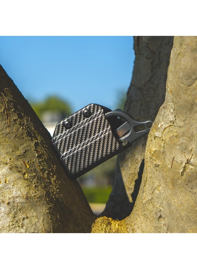Clip & Carry Clip & Carry Kydex Multitool Sheath for LEATHERMAN RAPTOR RESPONSE Trauma Shears - Carbon Fiber Black  - Image 2