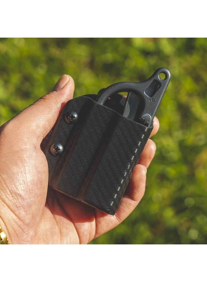 Clip & Carry Clip & Carry Kydex Multitool Sheath for LEATHERMAN RAPTOR RESPONSE Trauma Shears - Carbon Fiber Black  - Image 5