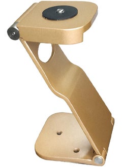 erorex Projector Mount Mini Adjustable Projector Stand Easy To Install And Remove Portable Projector Ceiling Shelf Compatible With All Mini Projectors Cameras Webcams With 1 4 Screw Head Gold  - Image 1