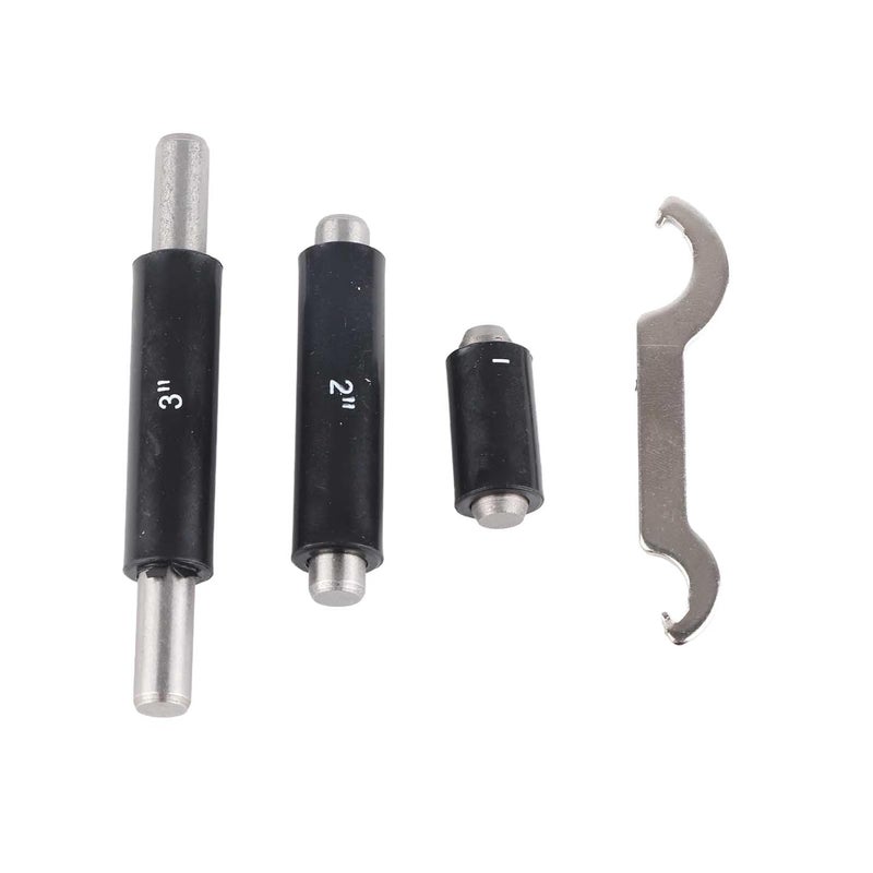 Micrometer Measuring Tool, Outside Micrometer 4Pcs 0‑4in Imperial Micrometer Outside Diameter Measuring Tools for Machinists Outside Micrometer Set Measurement Tool with Wrench - Image 2