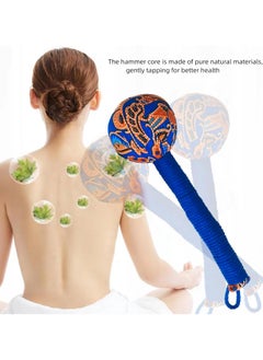 DubaiGallery 2Pcs Wormwood Massage Hammer, Manual Hammer Massager Body Massage Hammer, Back Knock Long Handheld Massage Hammer for Back Pain Relief  - Image 3